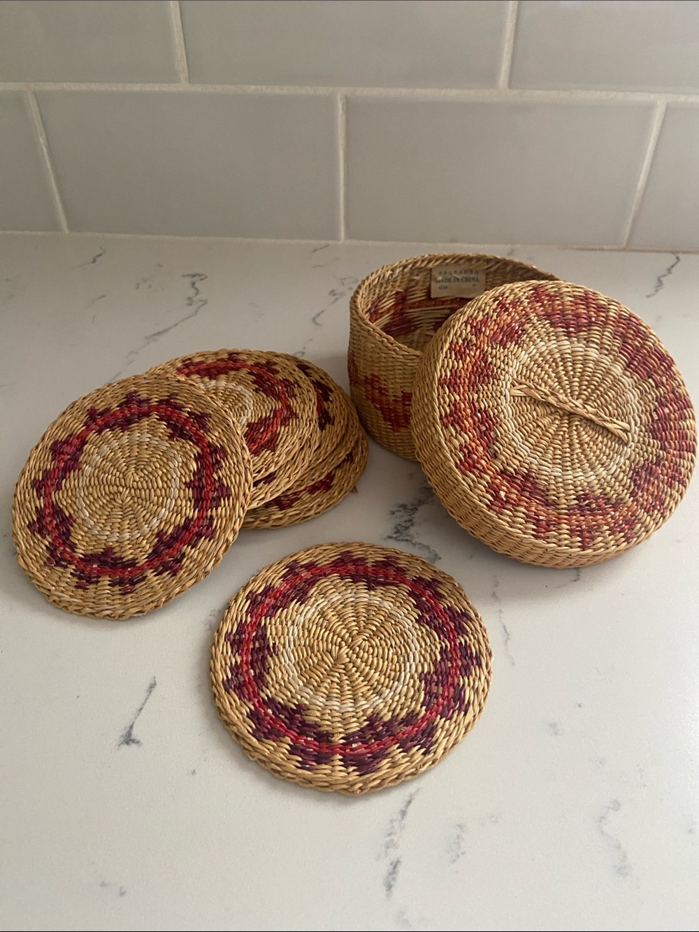 Charming vintage ceramic hen on nest covered dish featuring hand-painted details